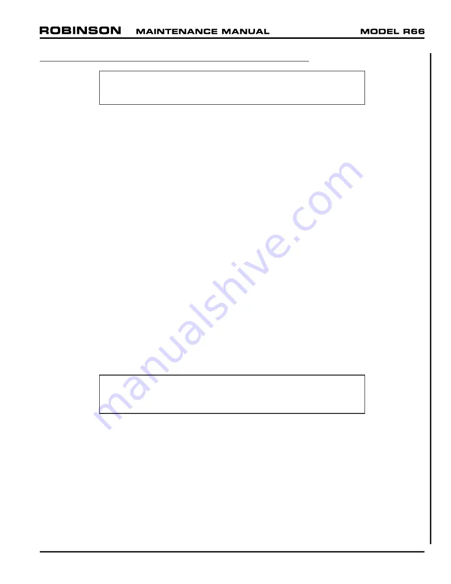 Robinson R-66 Series Lithium-Ion Maintenance Manual Download Page 15