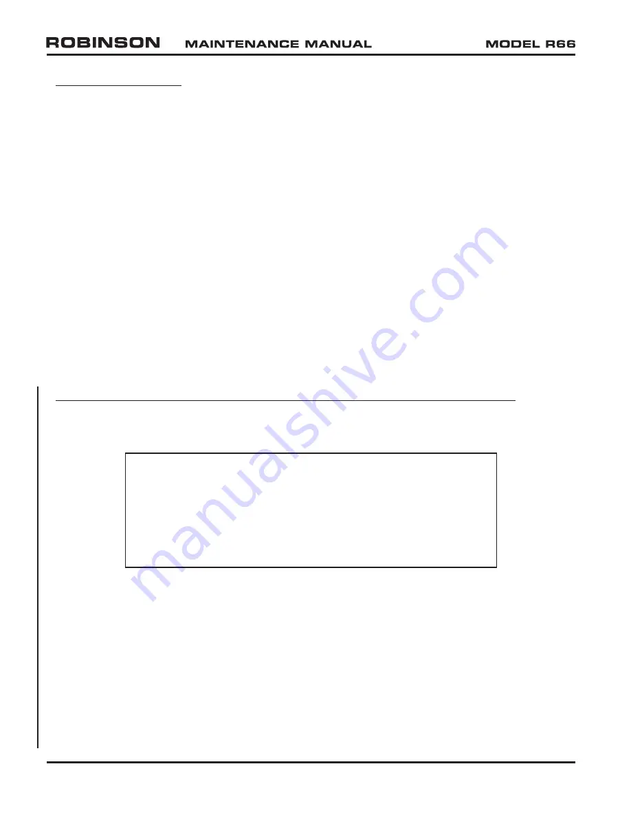 Robinson R-66 Series Lithium-Ion Maintenance Manual Download Page 108