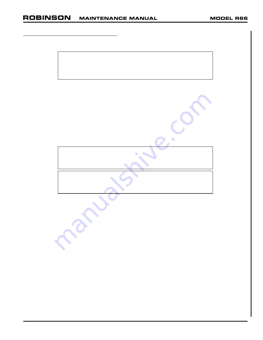 Robinson R-66 Series Lithium-Ion Maintenance Manual Download Page 225