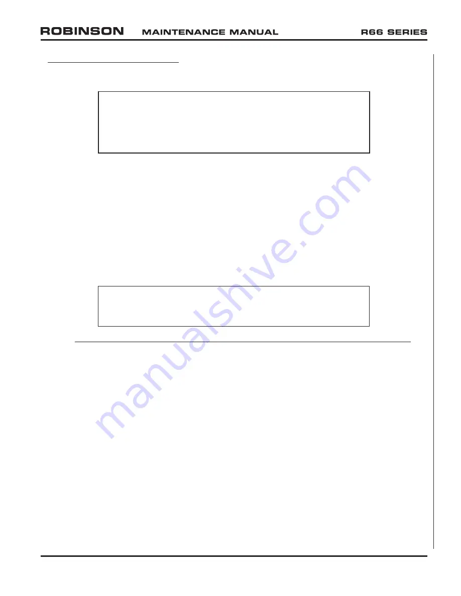 Robinson R-66 Series Lithium-Ion Maintenance Manual Download Page 335