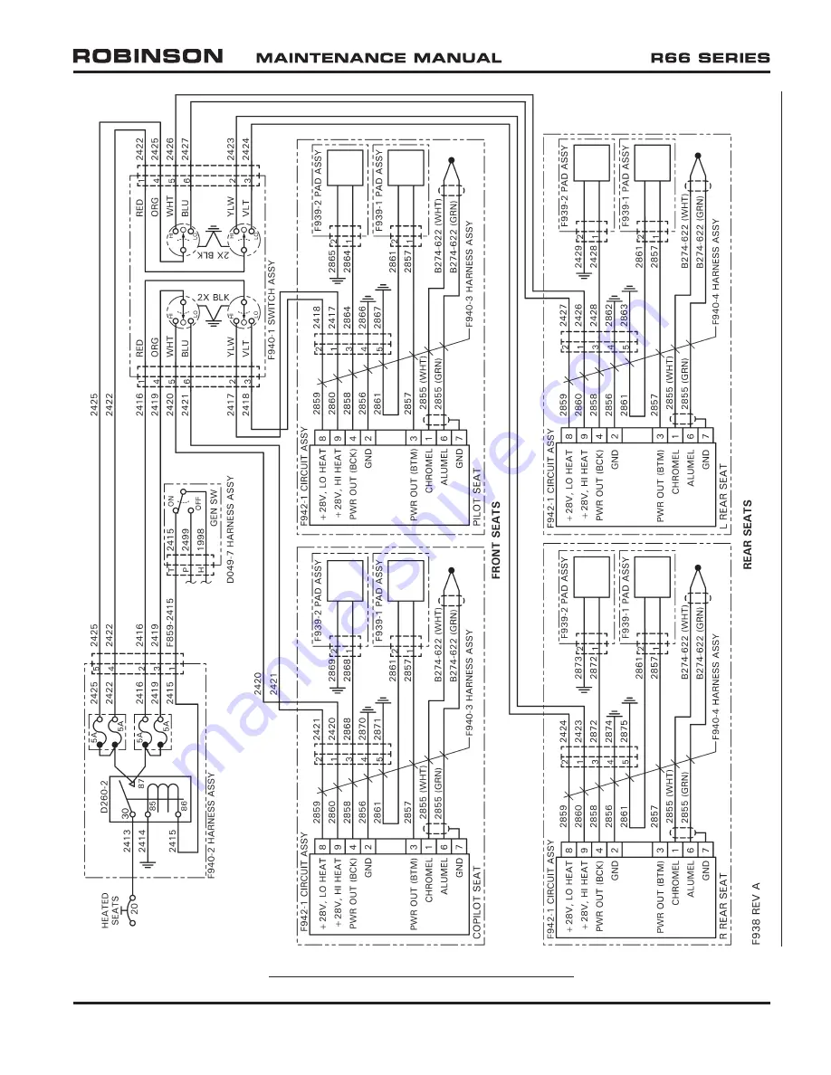 Robinson R-66 Series Lithium-Ion Maintenance Manual Download Page 915