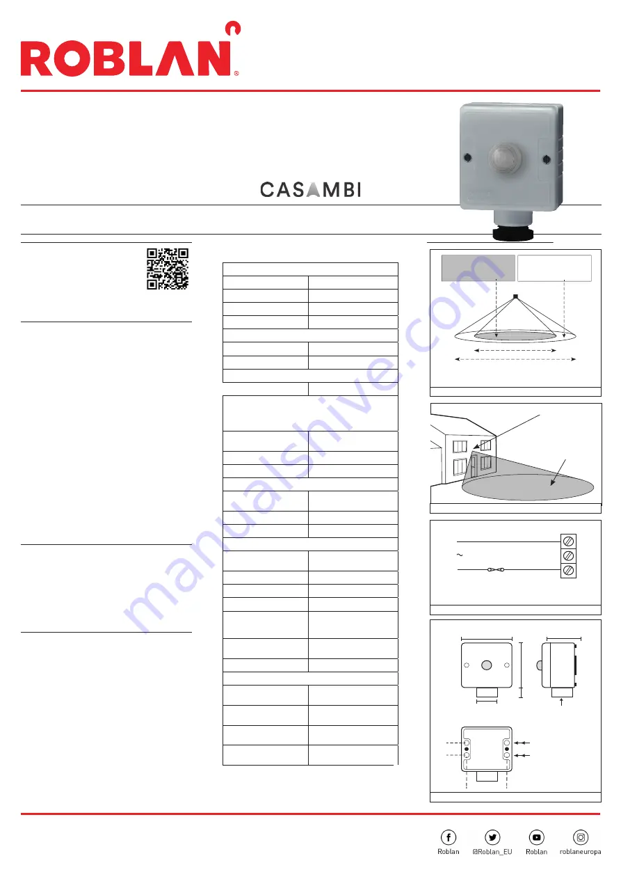 ROBLAN CASAMBI 227CBUCOPD17MOLF Installation Manual Download Page 1