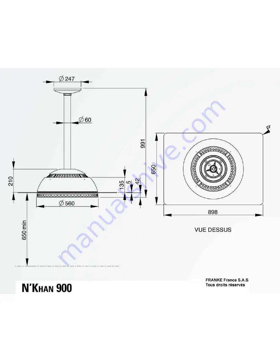 ROBLIN N KHAN 900 Dimensions Download Page 1