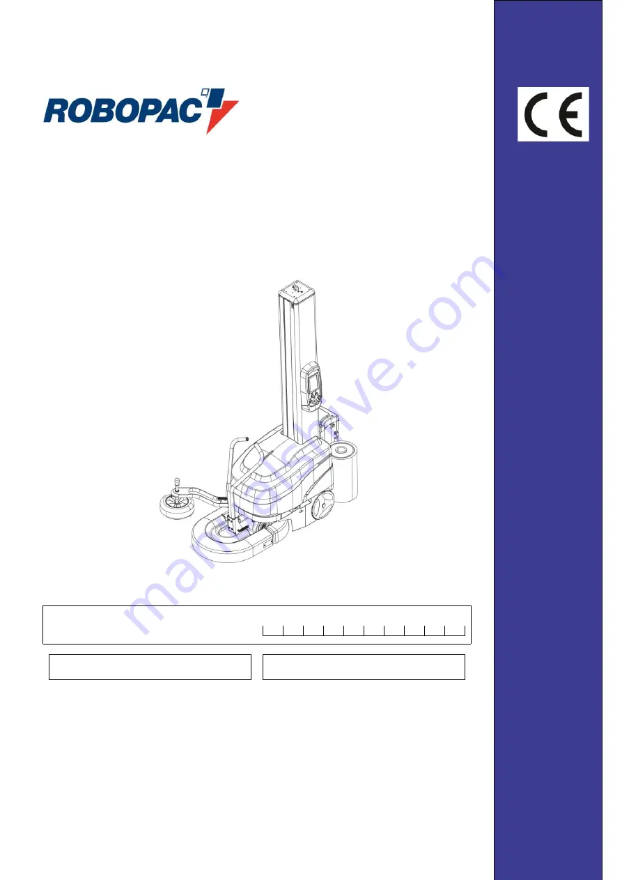 Robopac ROBOT S7 Use And Maintenance Manual Download Page 1