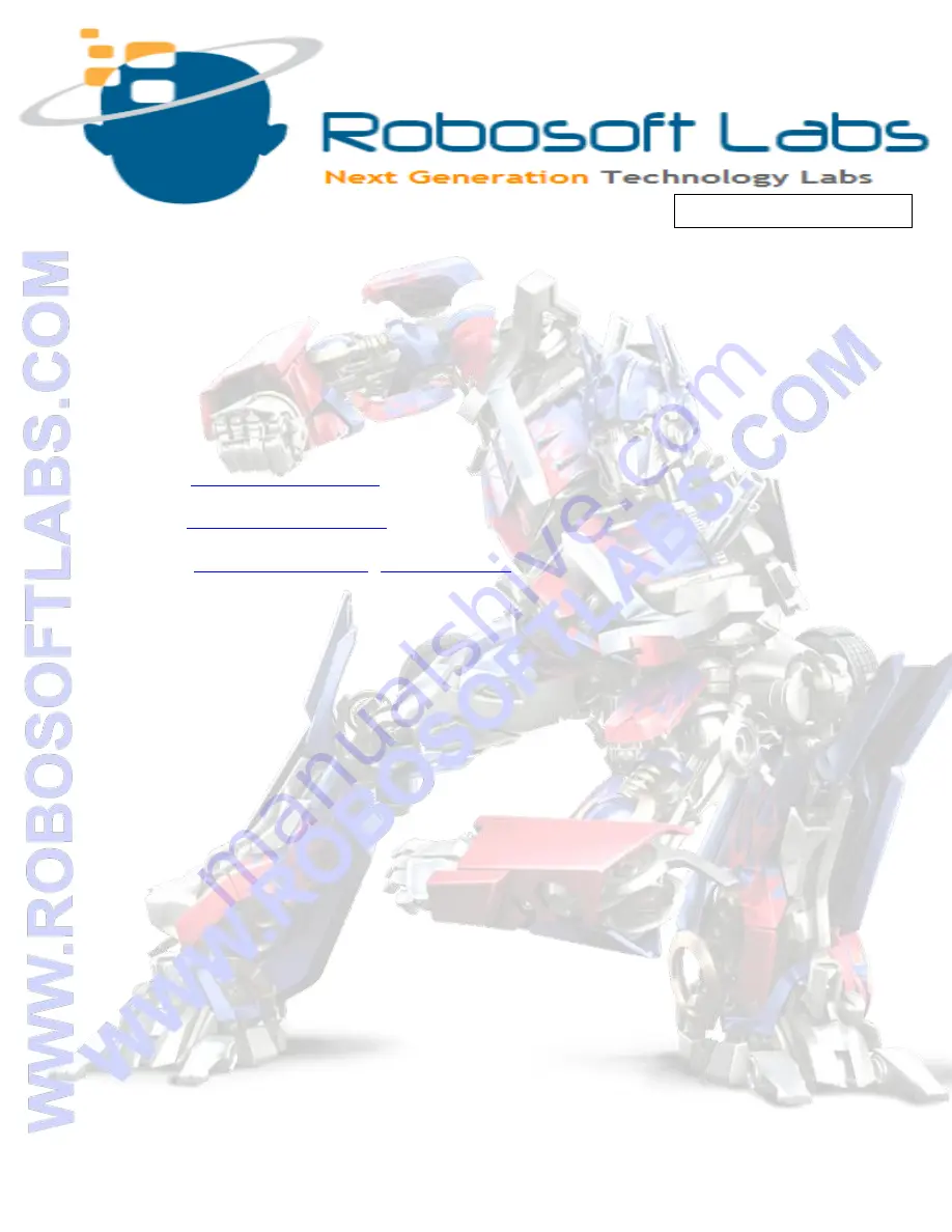 Robosoft E-SwitchON-SKUR454 Quick Start Manual Download Page 11