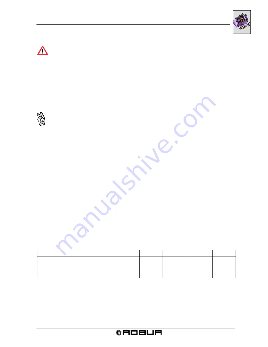 Robur Calorio Series Installation, Use And Maintenance Manual Download Page 36