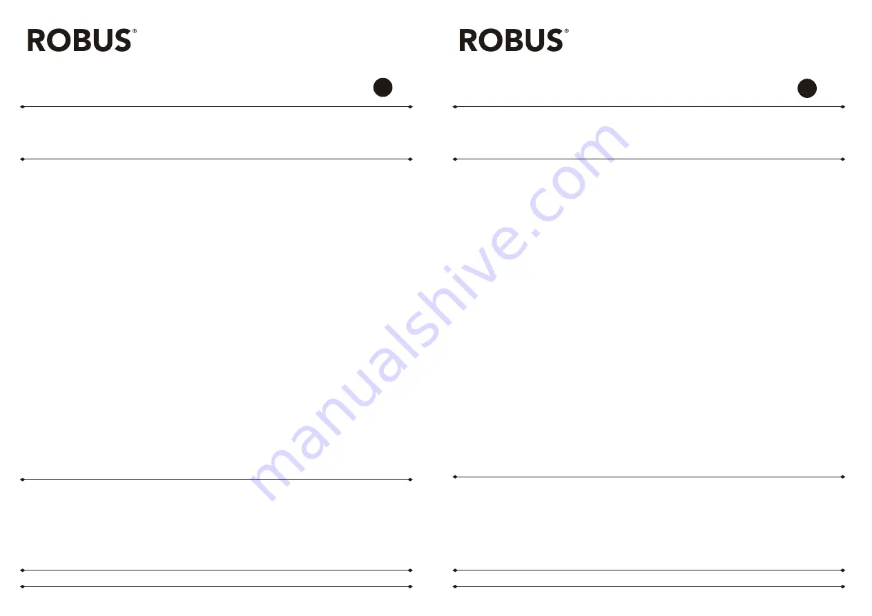 Robus RFN2-01 Instruction Manual Download Page 1