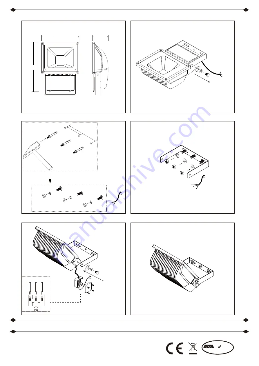 Robus RLEDF80W-24 Instruction Manual Download Page 2