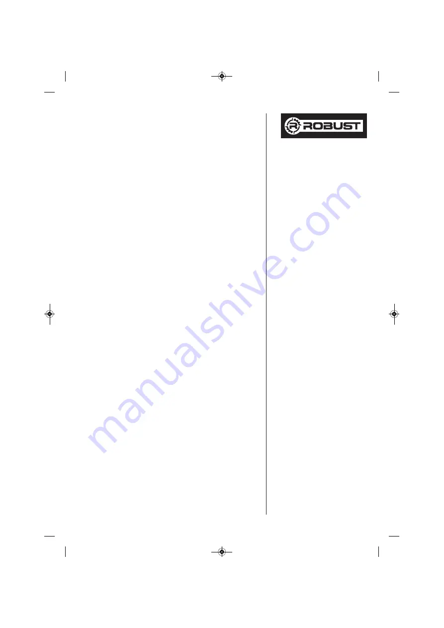 Robust 41.525.11 Original Operating Instructions Download Page 1