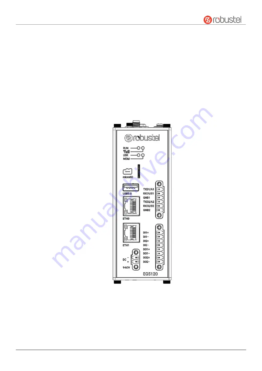 Robustel EG5120 Hardware Manual Download Page 1