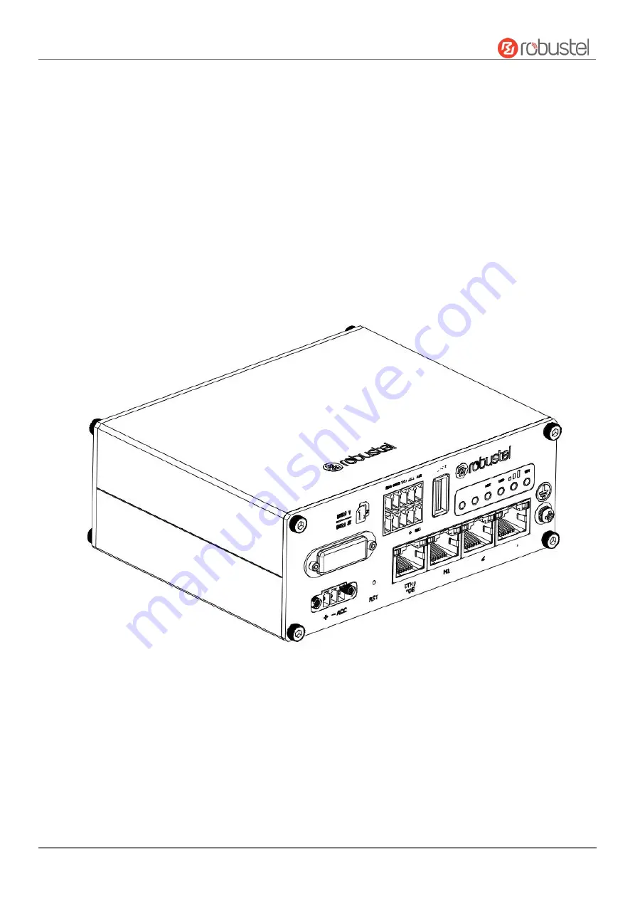 Robustel R2110 Hardware Manual Download Page 1