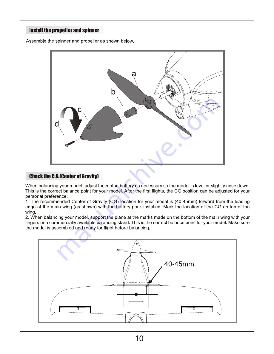 Roc Hobby 1100MM NXT Operating Manual Download Page 10