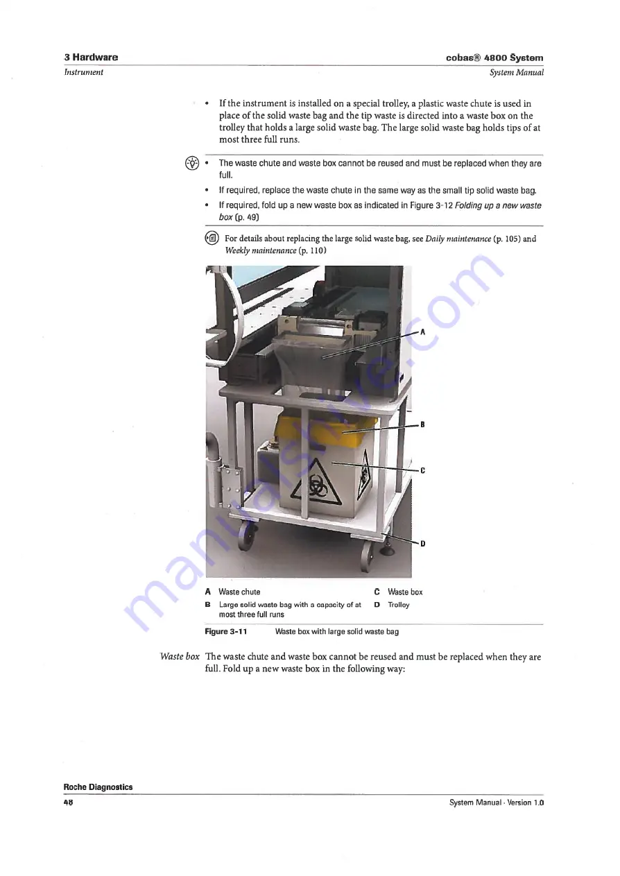 Roche Cobas 4800 System Скачать руководство пользователя страница 48
