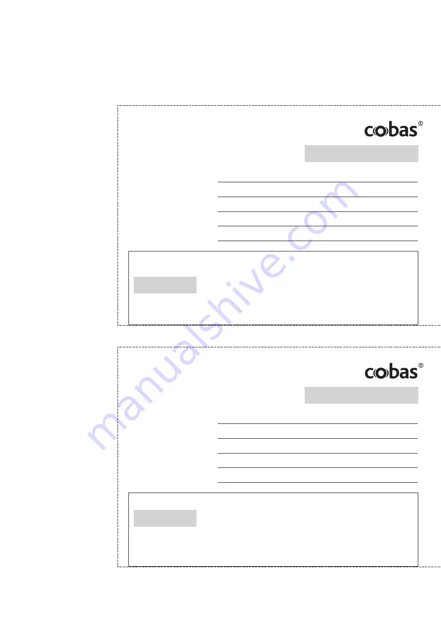 Roche cobas Urisys 1100 Operator'S Manual Download Page 87