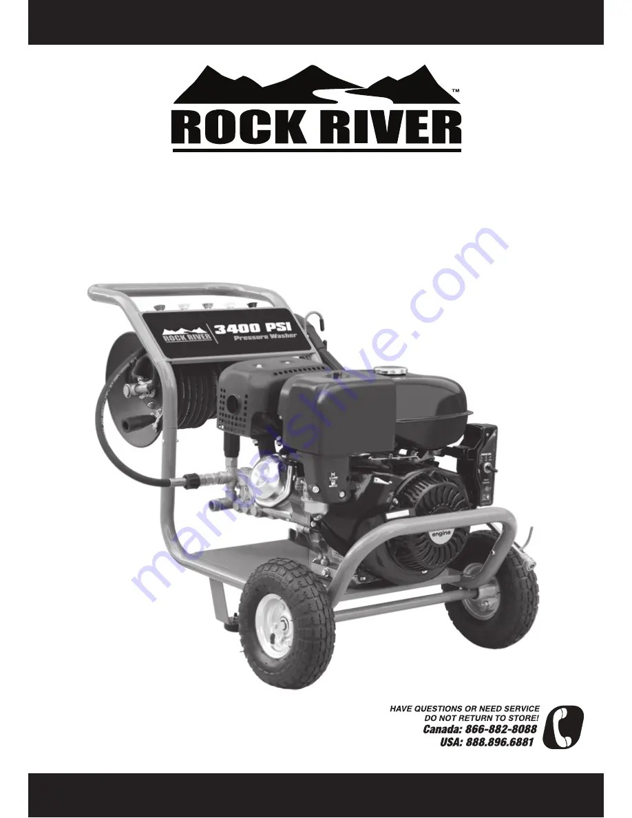 Rock River 3400 PSI Owner'S Manual Download Page 1