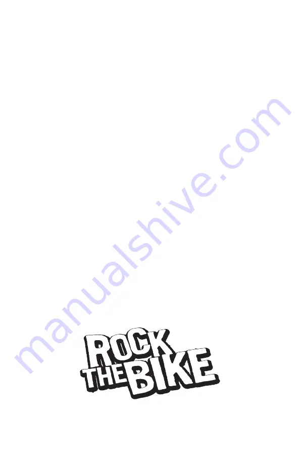 Rock The Bike Icycleta Manual Download Page 9