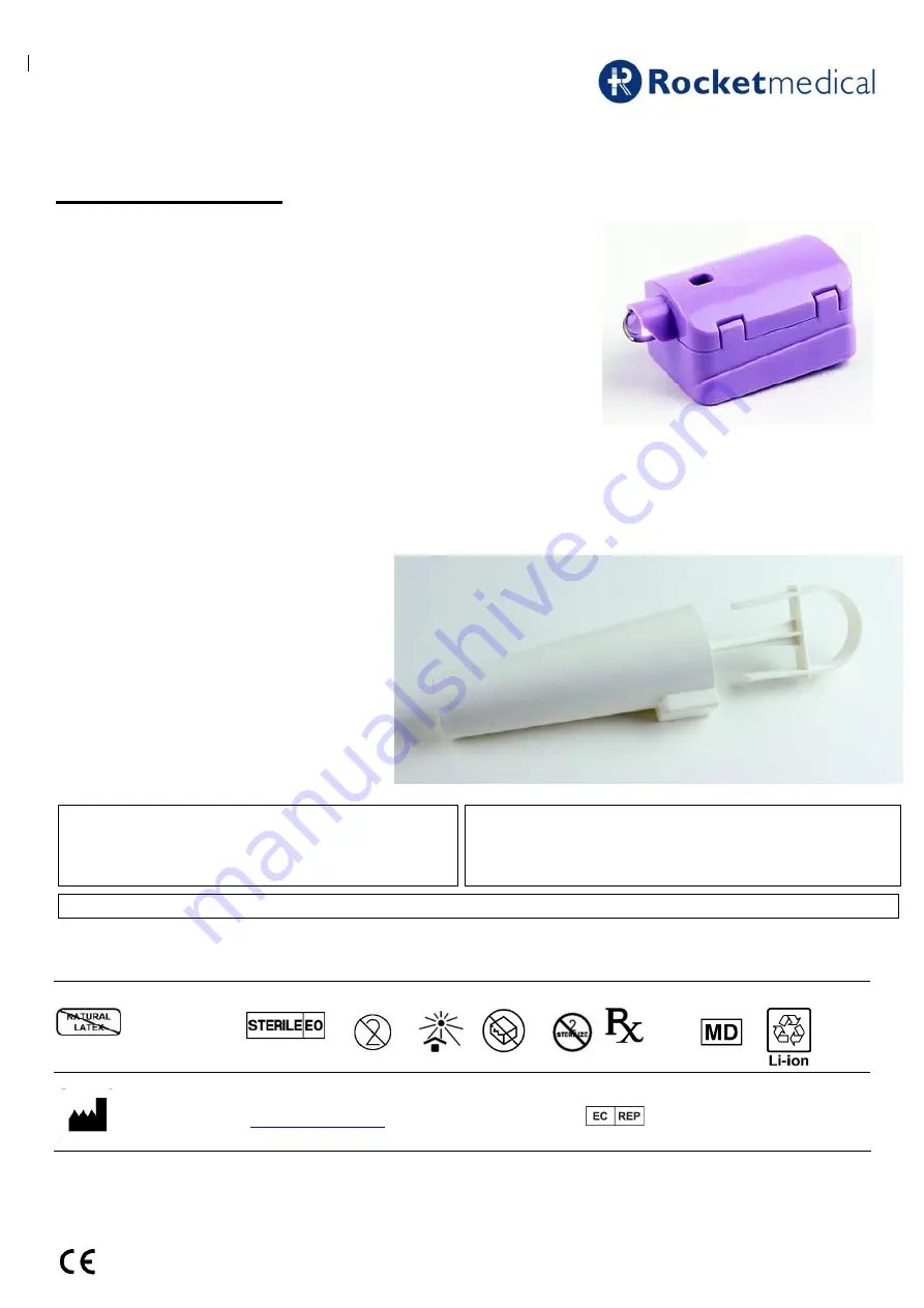 Rocket Medical R57016-LUME-NS Instructions For Use Manual Download Page 2