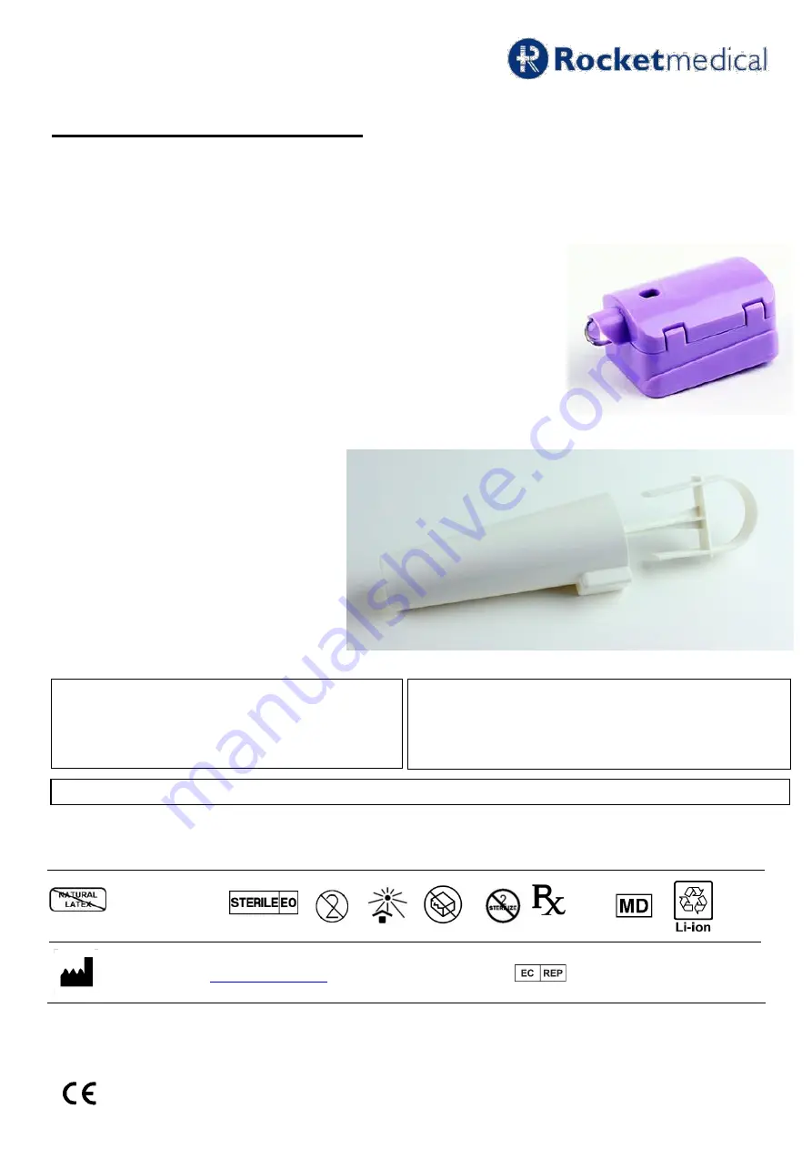 Rocket Medical R57016-LUME-NS Instructions For Use Manual Download Page 5