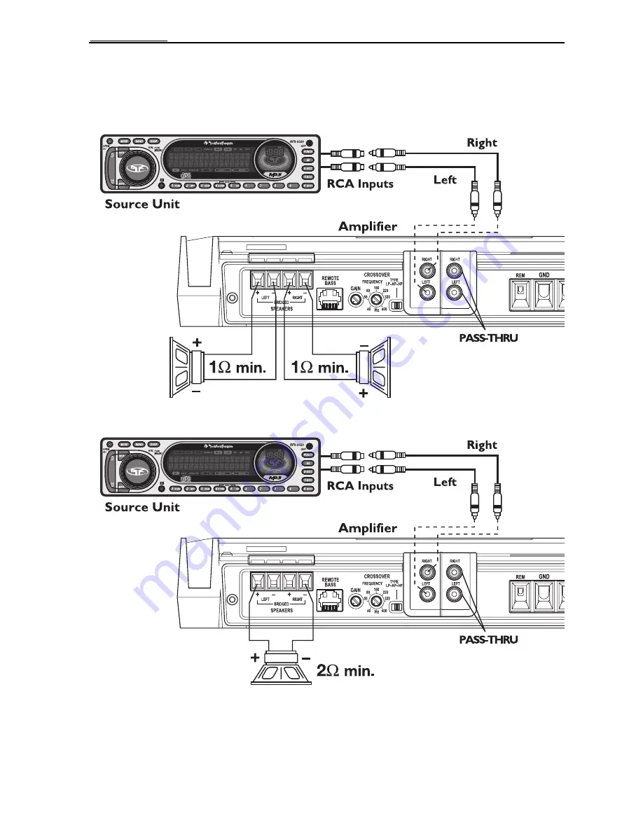 Rockford Fosgate Power Elite T4004 Installation Manual Download Page 8