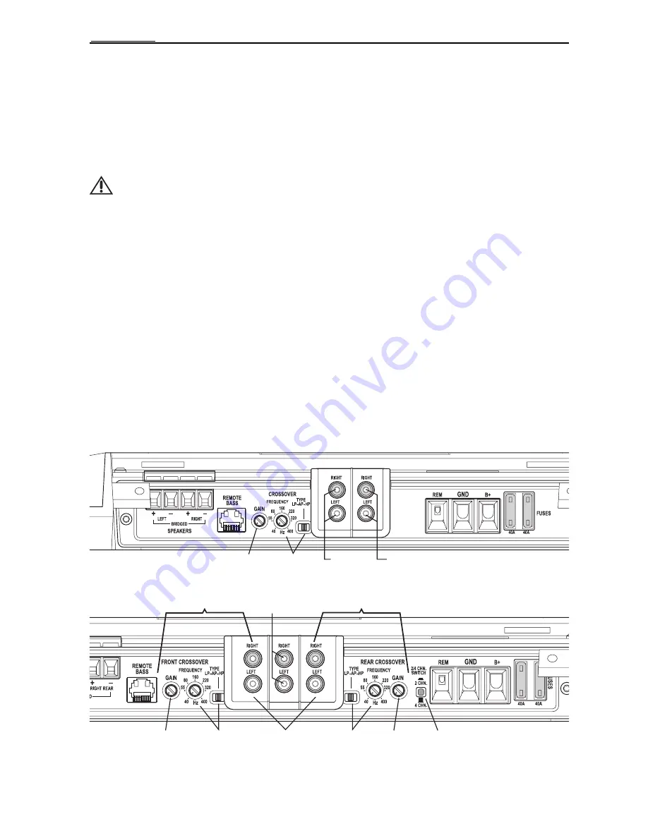 Rockford Fosgate Power Elite T4004 Installation Manual Download Page 12