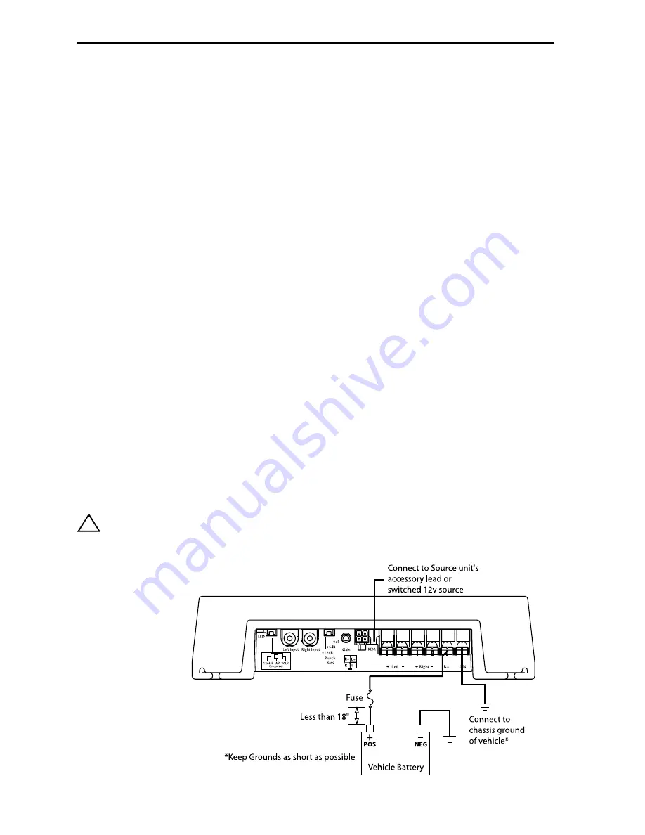 Rockford Fosgate Punch 150S Installation And Operation Manual Download Page 7