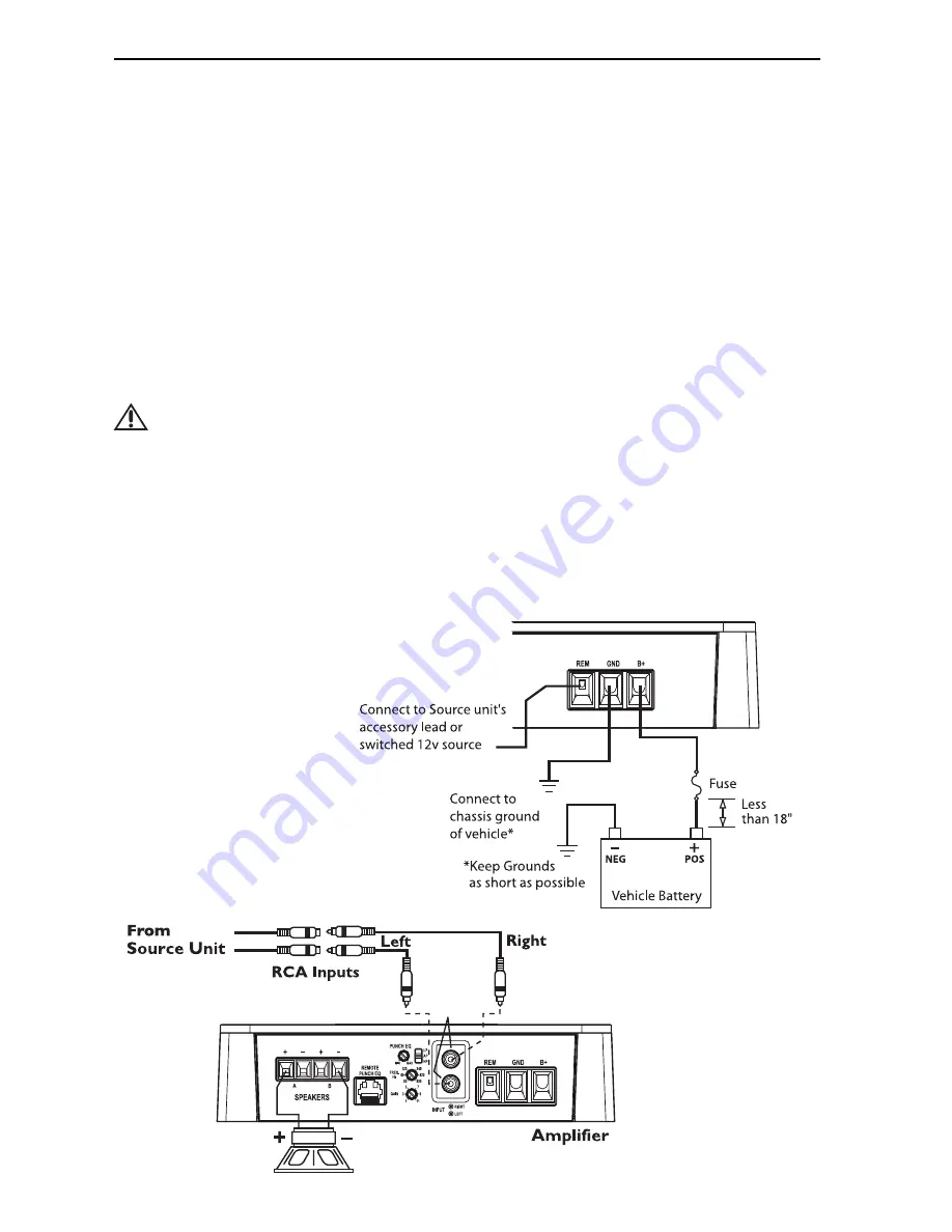 Rockford Fosgate Punch P1000-1bd Installation & Operation Manual Download Page 7