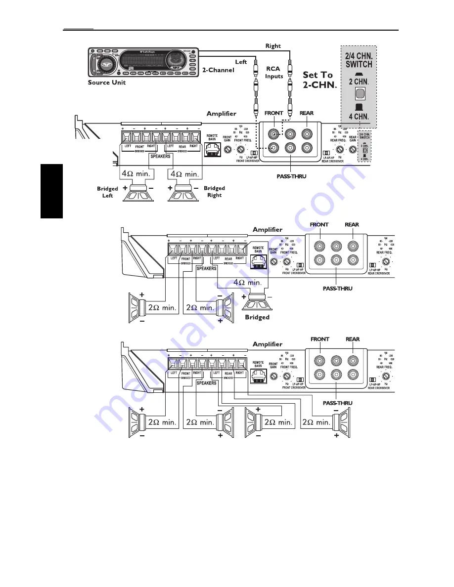 Rockford Fosgate Punch P450.4 Installation Manual Download Page 44