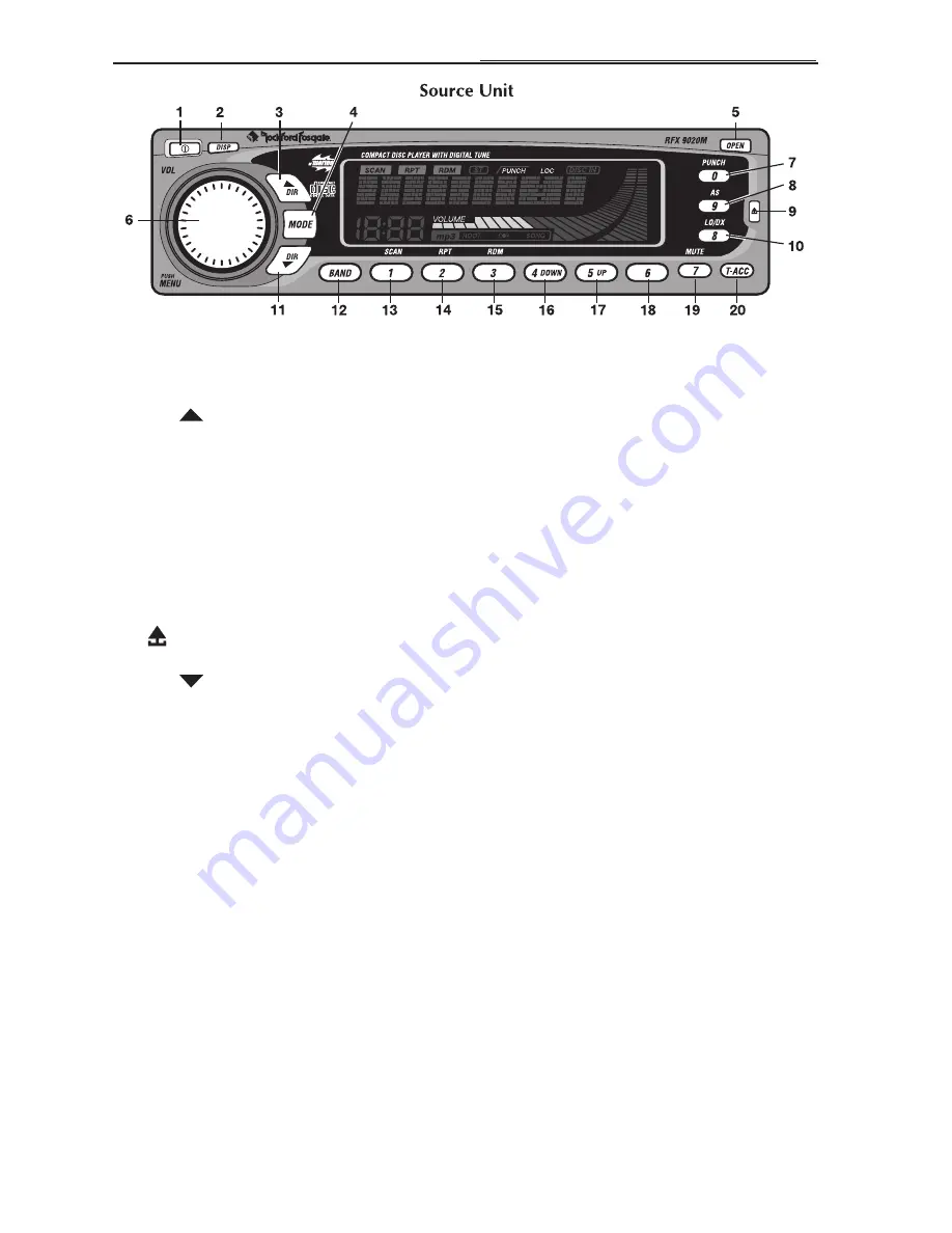 Rockford Fosgate RFX9020M Installation & Operating Manual Download Page 53