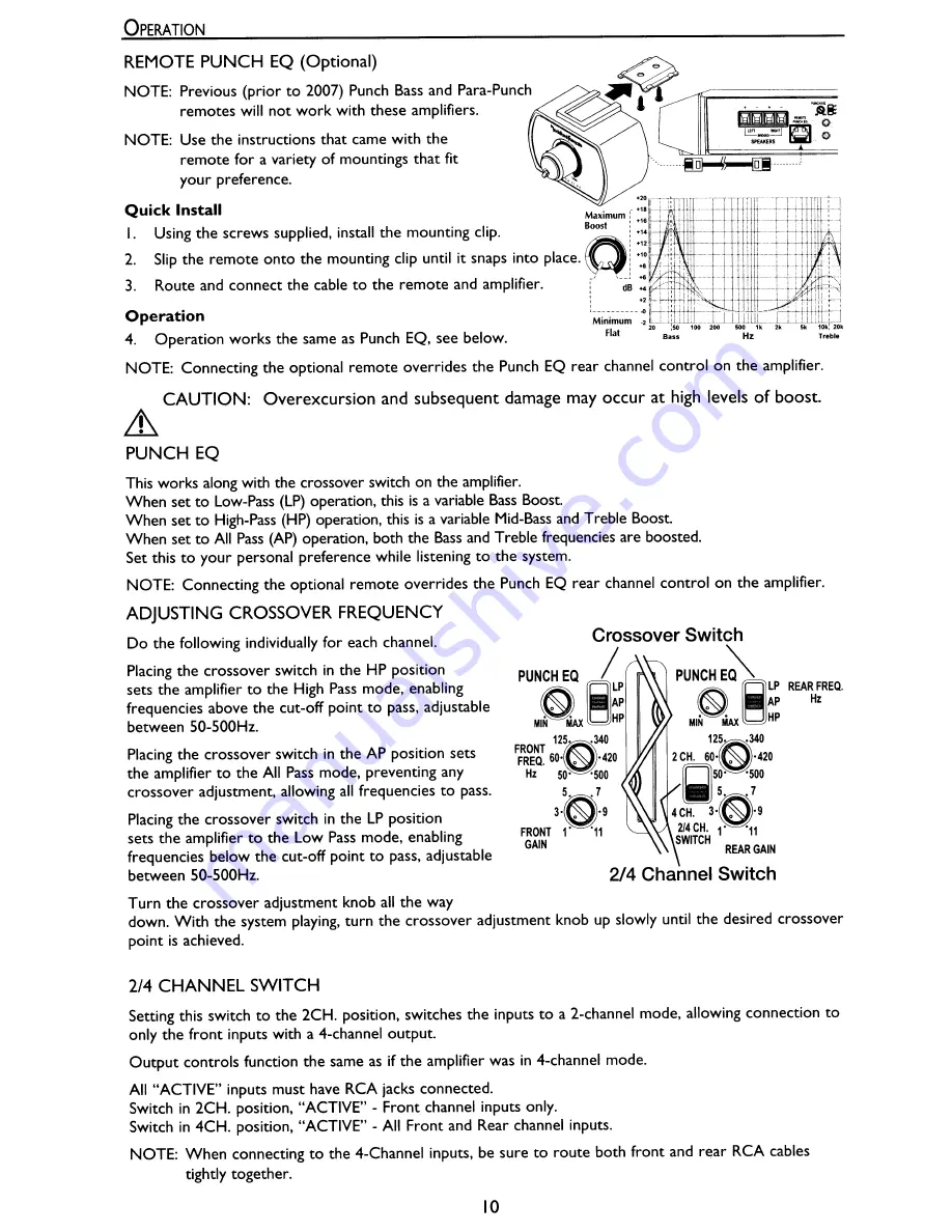 Rockford Fosgate T I000-4ad Installation & Operation Manual Download Page 10