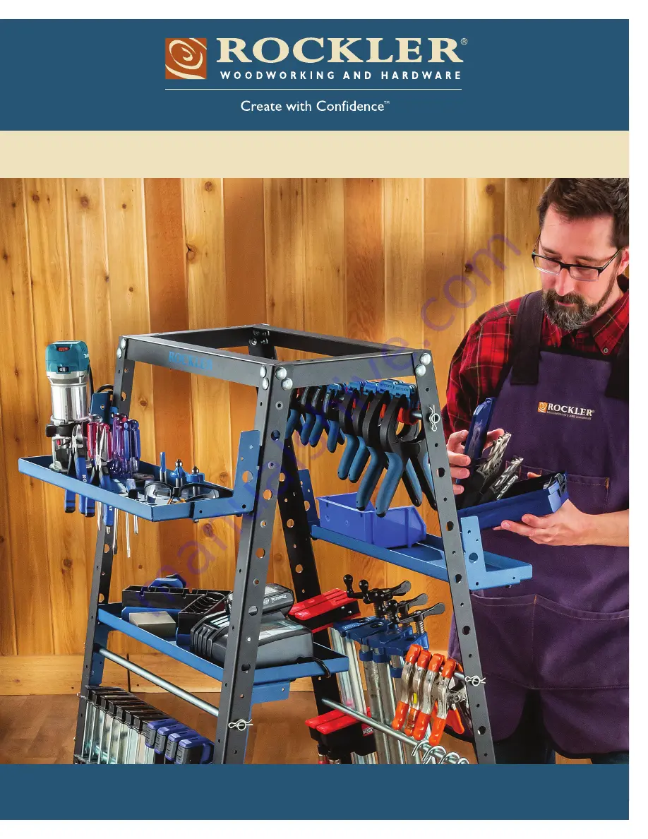 Rockler Pack Rack BDL7878 Mounting Instructions Download Page 1