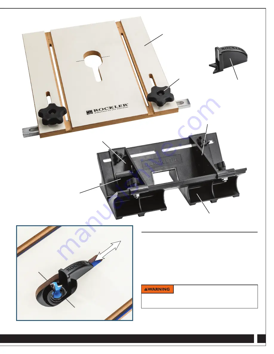 Rockler Router Table Spline Jig Instructions Manual Download Page 3