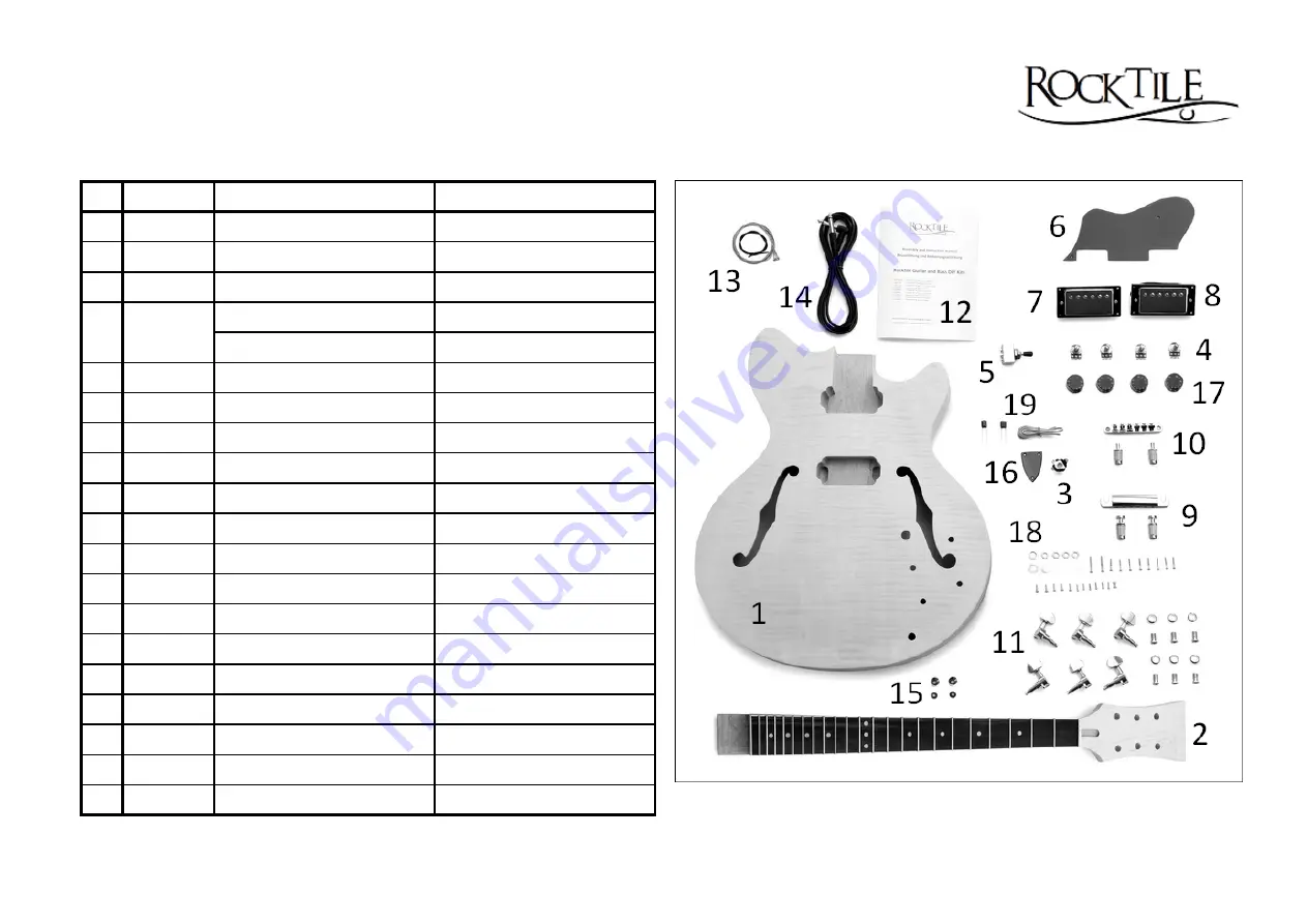 Rocktile 00038313 Manual Download Page 1