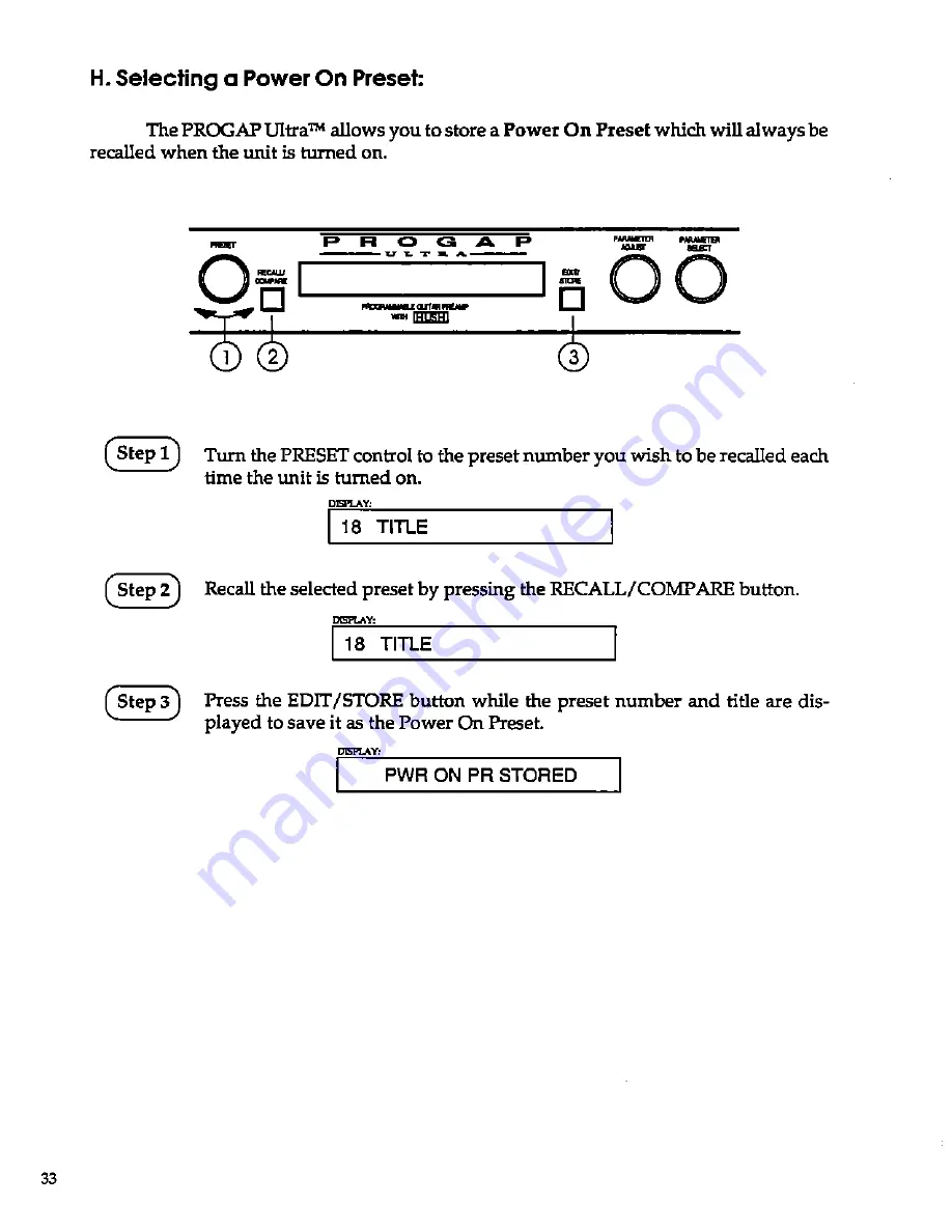 Rocktron PROGAP ULTRA Owner'S Manual Download Page 36