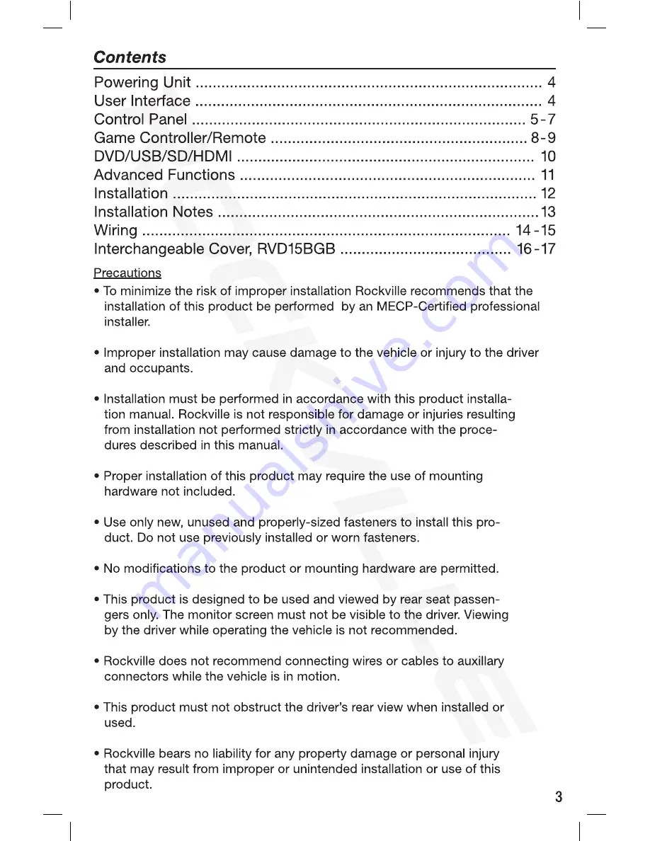 Rockville ASM5 Active Series User Manual Download Page 3