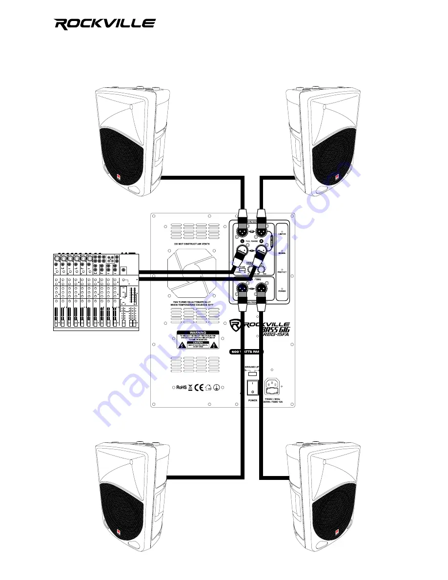 Rockville RBG-15F Owner'S Manual Download Page 8