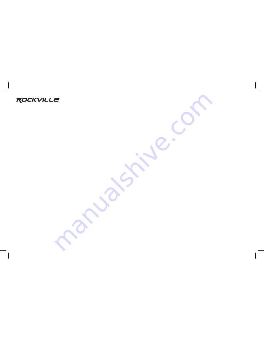 Rockville RPA6000USB Owner'S Manual Download Page 4