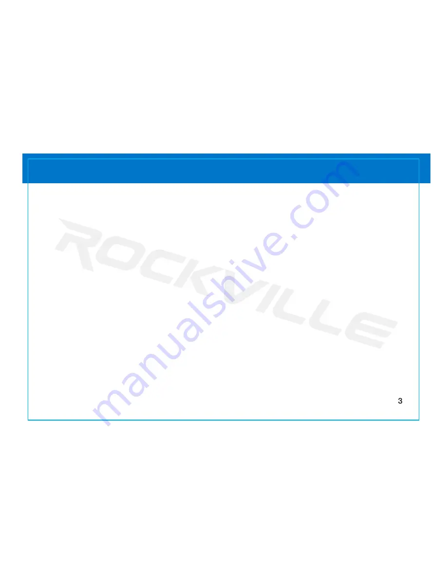 Rockville USS10 Manual Download Page 3