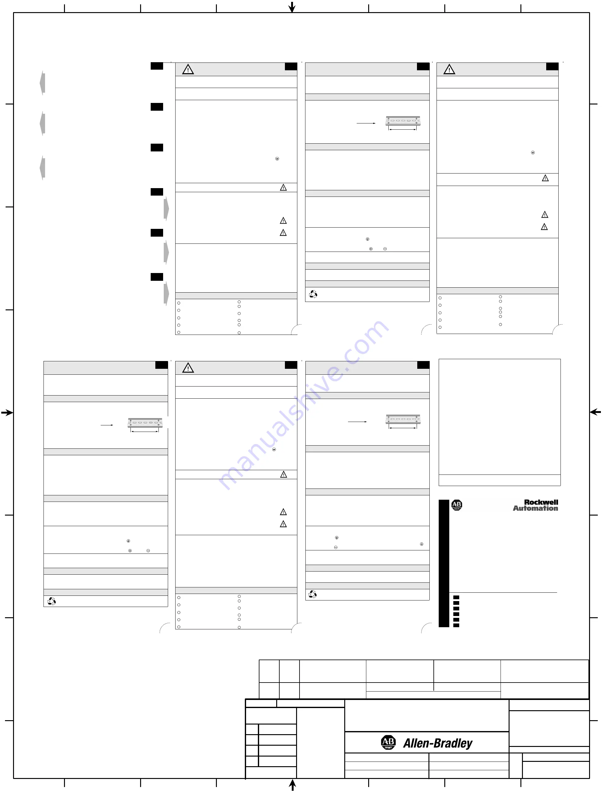 Rockwell Automation 1606-XL Installation And Operation Manual Download Page 1