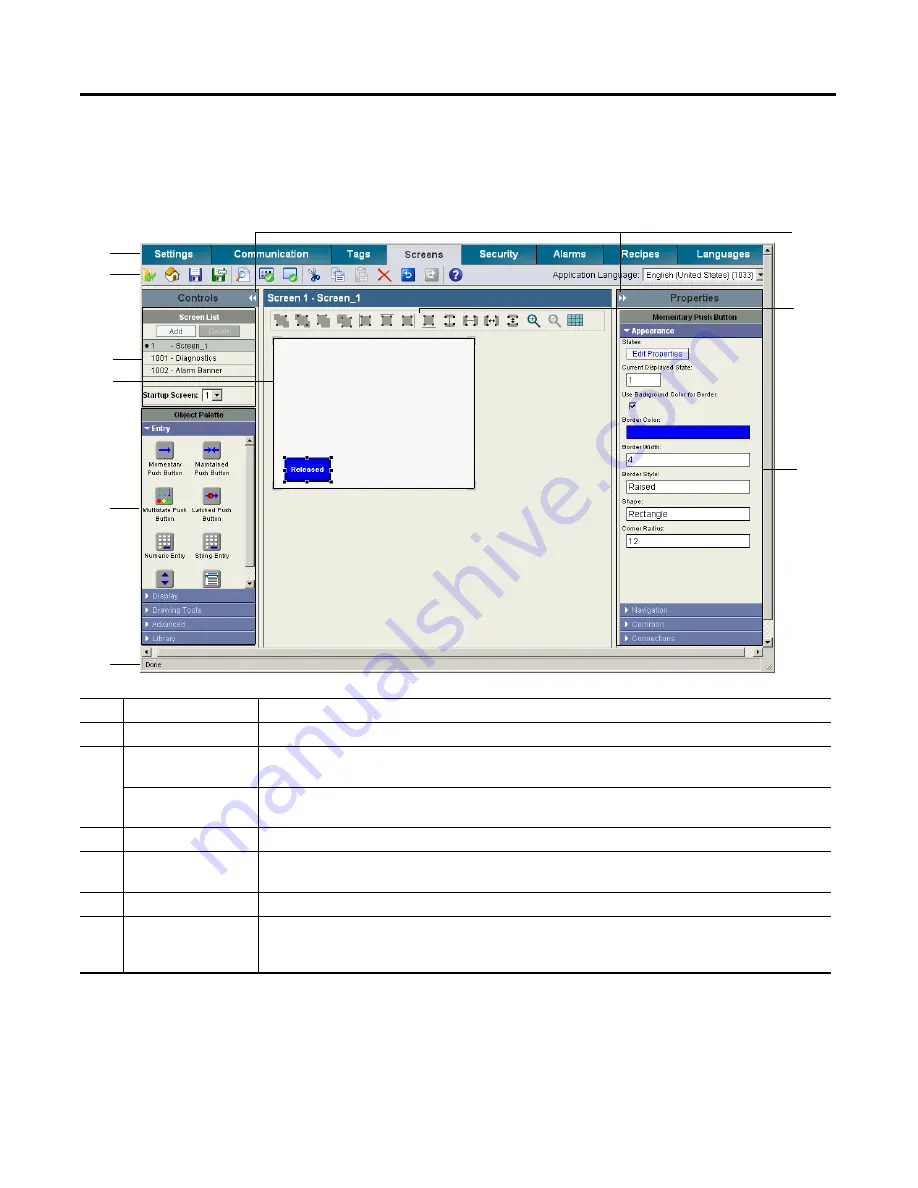 Rockwell Automation 2711C-F2M Quick Start Manual Download Page 33