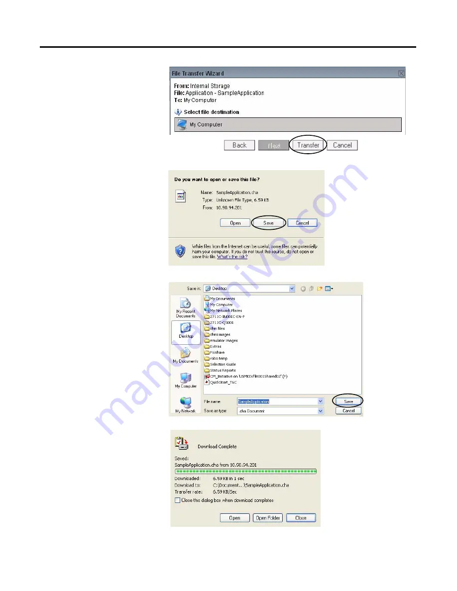 Rockwell Automation 2711C-F2M Quick Start Manual Download Page 105