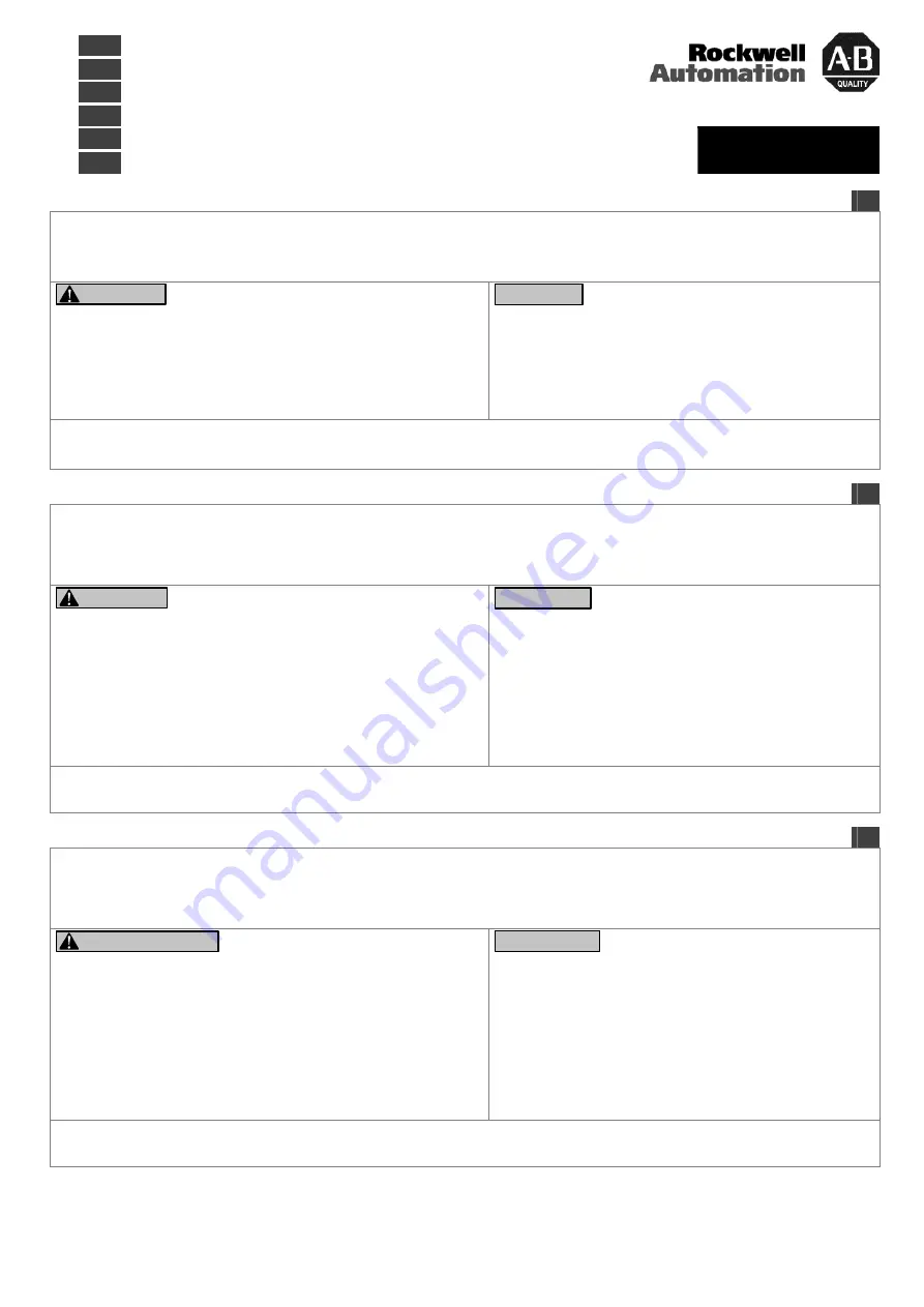 Rockwell Automation A-B Quality 1606-XLS480G-3 Instruction Manual Download Page 1