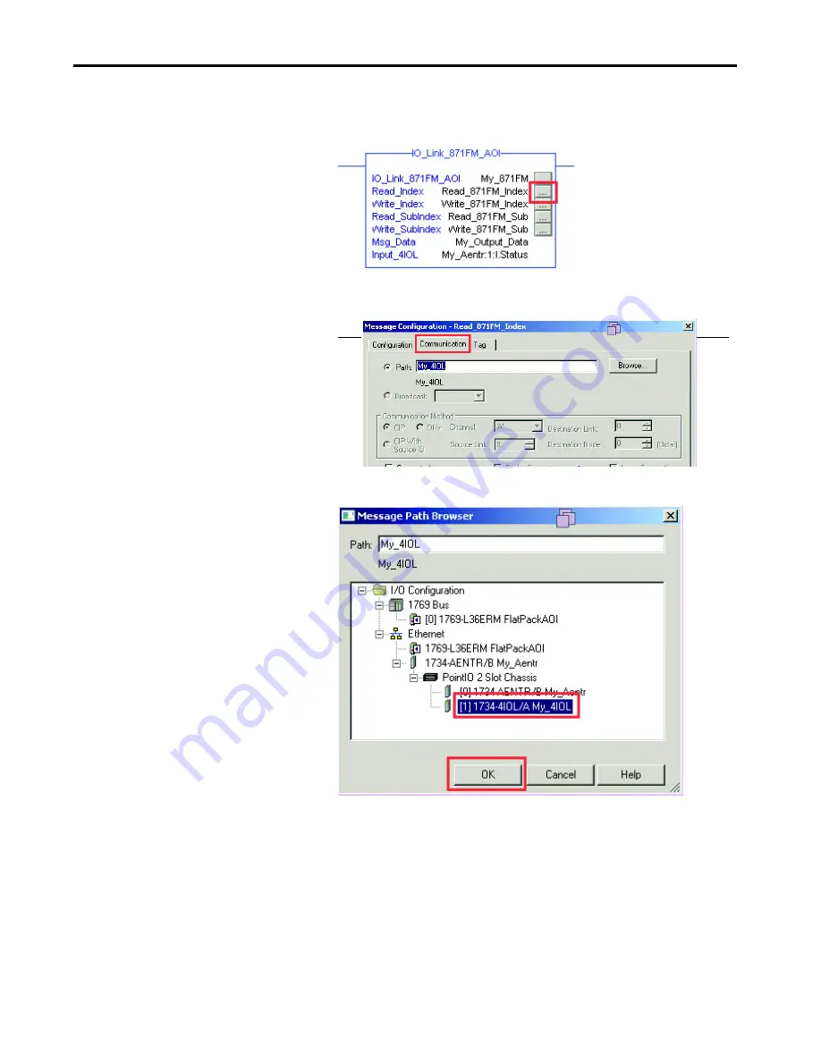 Rockwell Automation Allen-Bradley 871FM-M10BA30-x Скачать руководство пользователя страница 61