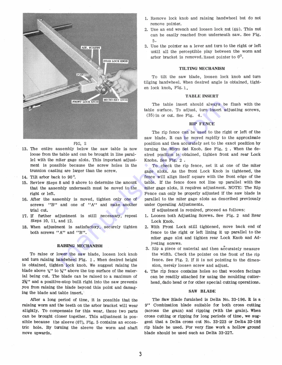 Rockwell 34-600 Instruction Manual Download Page 3