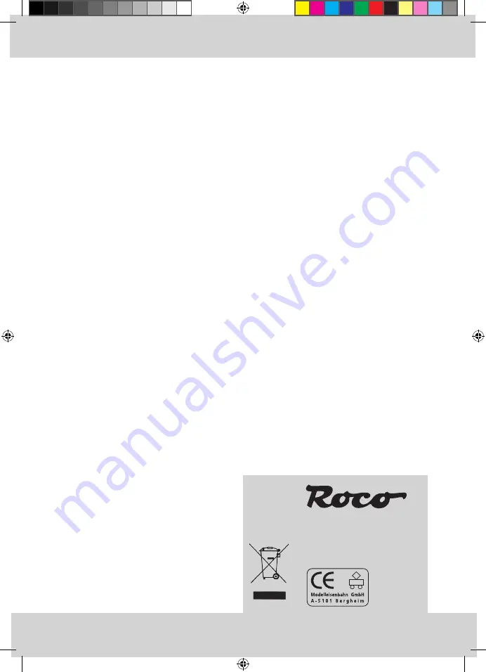 roco 10525 Скачать руководство пользователя страница 6