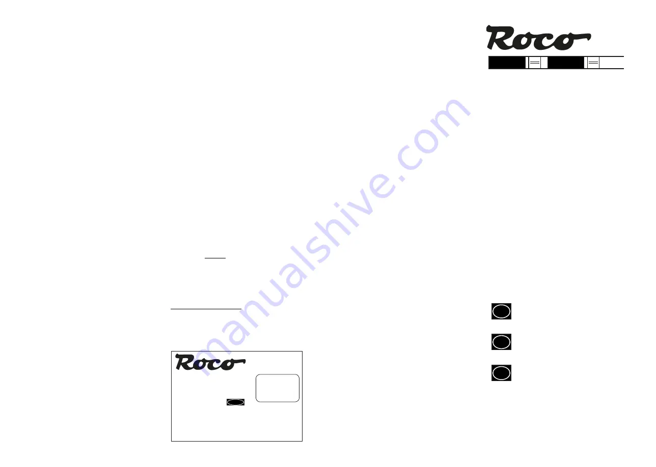 roco 73779 Operating Manual Download Page 1