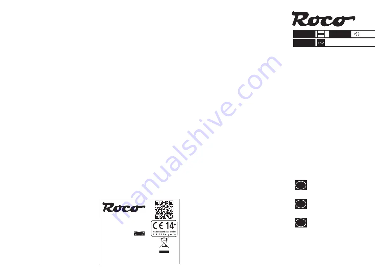 roco Re 430 Скачать руководство пользователя страница 1