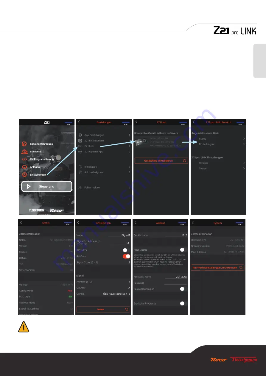 roco Z21 Pro Link Manual Download Page 15