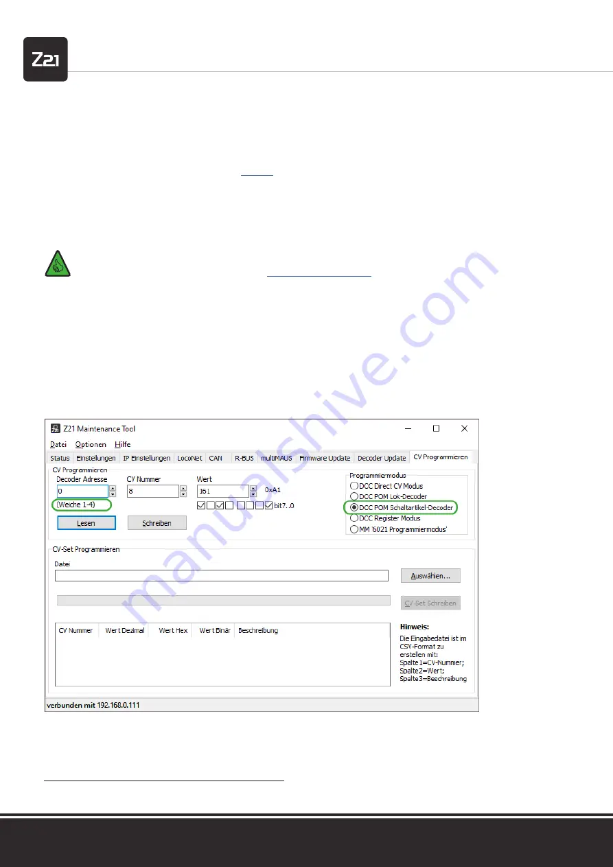 roco Z21 WLANmaus Manual Download Page 20