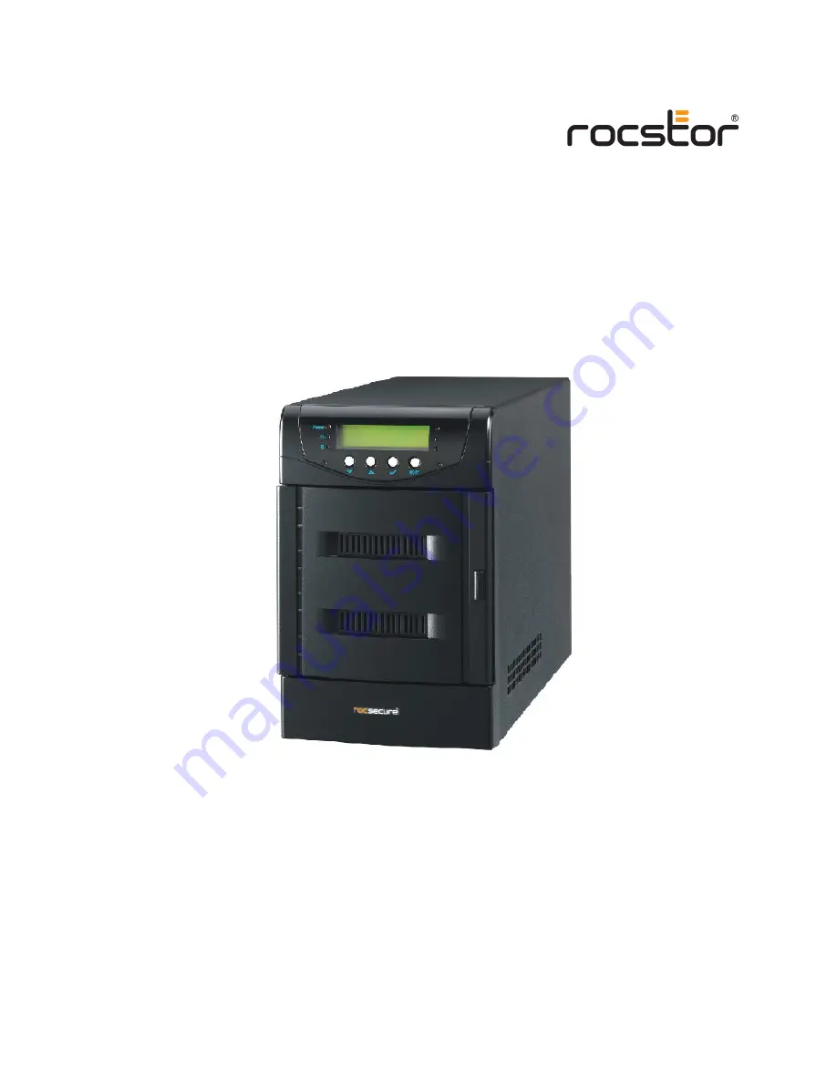 Rocstor GUARDIAN 4RT Installation And Configuration Manual Download Page 1