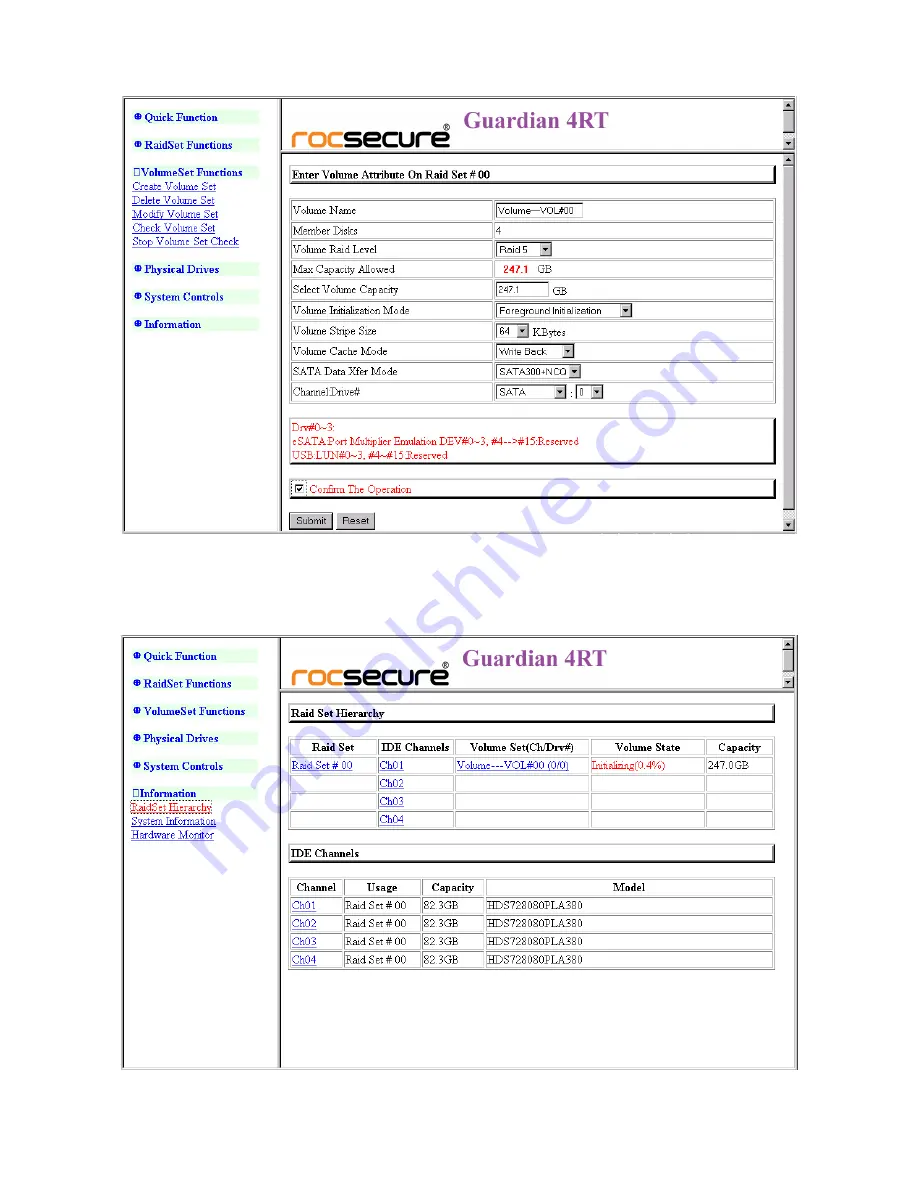 Rocstor GUARDIAN 4RT Installation And Configuration Manual Download Page 22